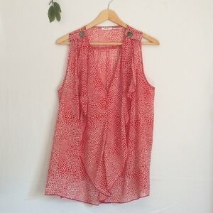 Poetry Fairycore Cottagecore 90's Blouse Tank Top Size Small